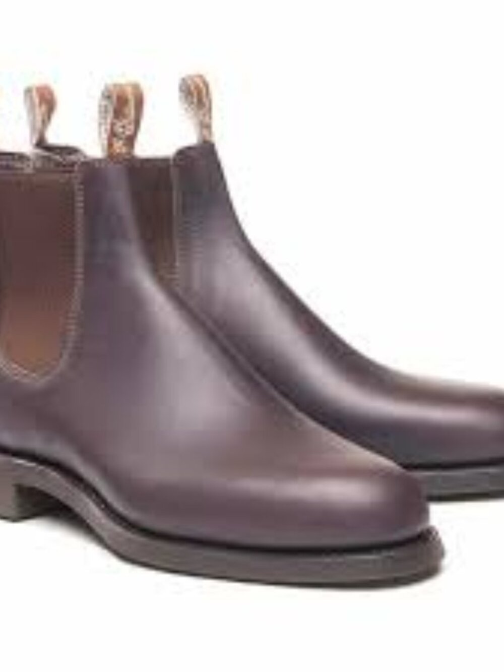 R.M. Williams Unisex Brown Leather Chelsea Boots - AU 3G / US 5.5